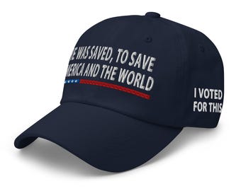 Pro-Trump Embroidered Dad Hat: RAF COLLECTION