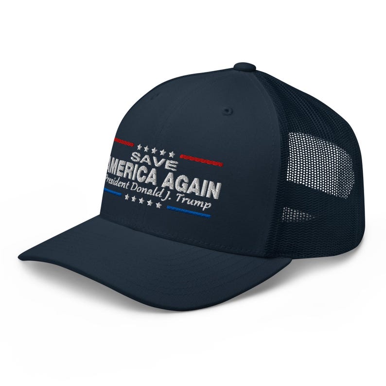 2024 Save America Again Trump Embroidered Cap - RAF COLLECTION
