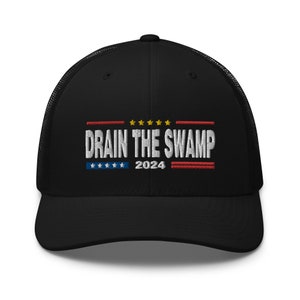 Drain The Swamp Embroidered Cap - RAF COLLECTION