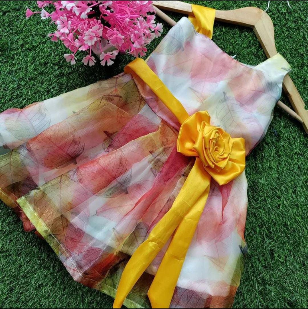 Girls Below Knee Party Dress Etsy