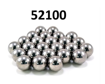 52100 Chrome Steel Balls - For Canister Damascus