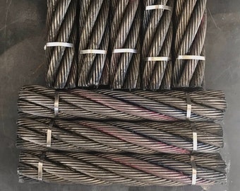 Wire Rope - 10" length - Making Cable Damascus Steel