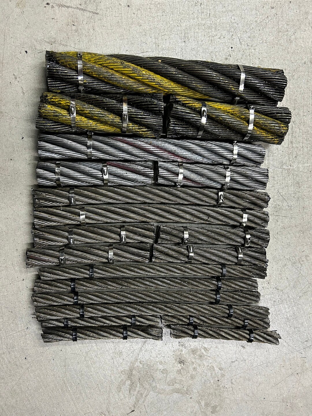 Metal Rope Bundle Wire Rope Bundle - Making Cable Damascus Steel - Etsy