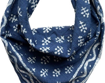 Biologische katoenen bandana Moselle, bandanasjaal, paisley-designsjaal, levendige kleuren, hoogwaardige, wintersjaal, uniek design