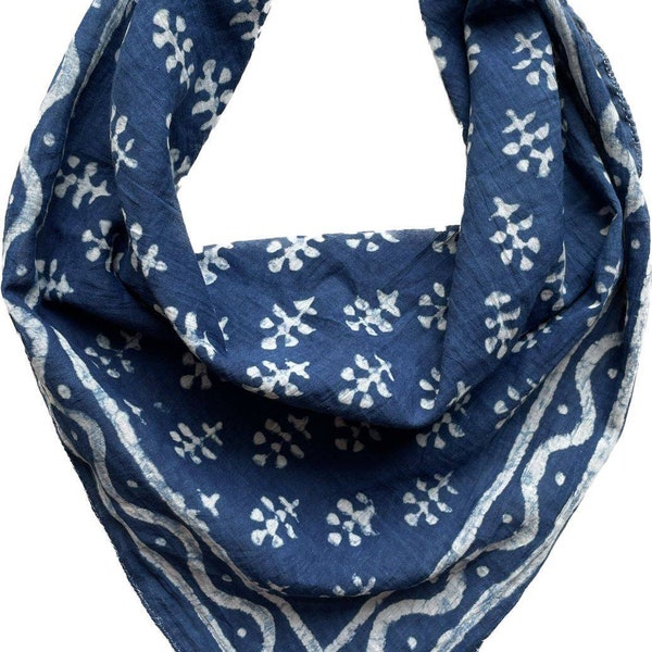 Organic Cotton Bandana Moselle, Bandana Scarf, Paisley Design Scarf, Vibrant Color, High-Quality, Winter Scarf, Unique Design