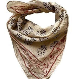 Pañuelo de algodón, pañuelo cuadrado de algodón, pañuelo para hombre y mujer, pañuelo de algodón marrón, pañuelo cuadrado de algodón, pañuelo occidental para perro,