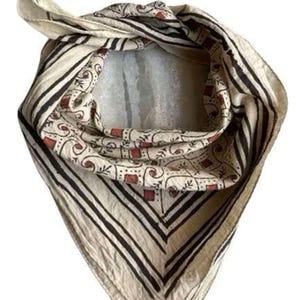 Organic Cotton Bandana Bandana Scarf, Paisley Design Scarf, Vibrant Color, High-Quality, Winter Scarf, Unique Design