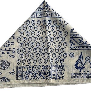 Organic Handcrafte Bandana, Handmade Hand Block Print Super Soft Cotton ...