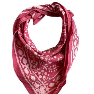 Organic Cotton Bandana Moselle, Bandana Scarf, Paisley Design Scarf, Vibrant Color, High-Quality, Winter Scarf, Unique Design