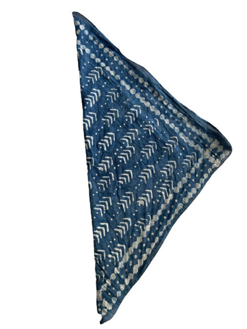 Bandanas 100 % coton, écharpe de cou en coton de style Boho, bandana en coton doux Boho, foulard en coton, mouchoir cadeau foulard carré en coton image 5