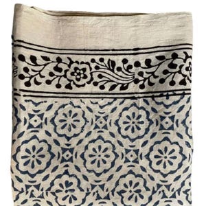 Beach Wrap Pareo, Hand Block Printed Cotton Sarong, Long Scarf, Large Sarong, Cover up, Soft Fabric Scarf, Fashion Shawl Beach Sarong,