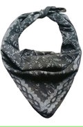 Hand Block Print Cotton Bandana: Bohemian Neck Scarf, 21" Square product logo