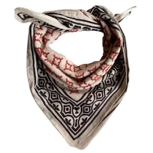 100% katoenen bandana's, katoenen sjaal in boho-stijl, zachte katoenen bandana boho, katoenen halsdoek, katoenen vierkante sjaal cadeauzakdoek