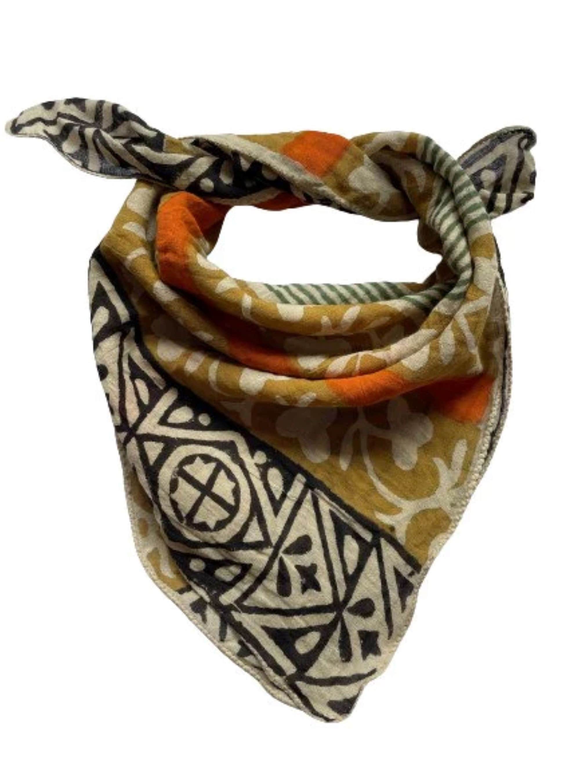Headscarf Multicolor  Non Slip Head Wear Tichel Head Cover for Women Boho Chic boho Pre tied Bandana Handmade Head scarf