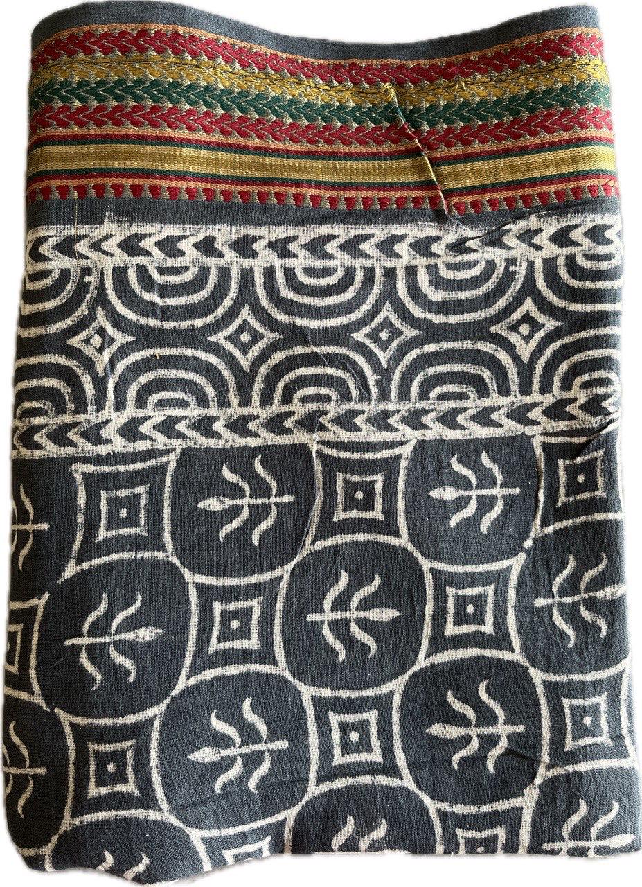 Indian Block Print Sarong, Sarong Beach Wrap, Cotton Sarong, Pareo, Block Print Scarf, Summer Beach Pareo