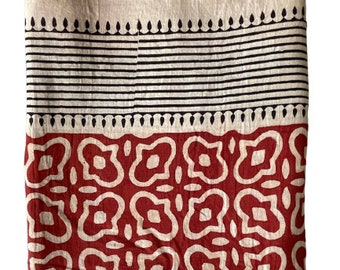 Hand Block Print cotton scarves, Cotton Sarong, Bagru Print, Pareo, Decorative Summer Beach Pareo jaipur print