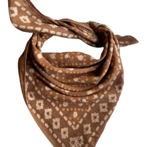 100% Cotton Bandana Face Cover Neckerchief Head-wrap  Vintage Napkin,Face Neck Wrap,Size 21x21