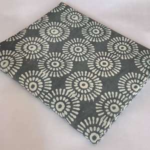 Indian Block Print, indian cotton, Hand stamped printing, by the yard, Indian Fabric, Peace Block Print Fabric, sewing and quilting fabric