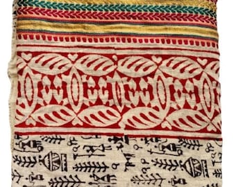 Sarong beach wrap, Silk Border Indian Hand block print Pareo, Zari sarong for women, Ladies Scarf, Jaipur Print, Beach Scarf