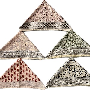 Juego de 5 pañuelos de algodón orgánico, pañuelos para el cuello, pañuelos de vaquero, pañuelos salvajes