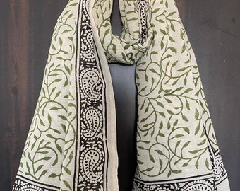 Indian Block Print Sarong, Sarong Beach Wrap, Cotton Sarong, Pareo, Block Print Scarf, Summer Beach Pareo , Size 44x72 Inc