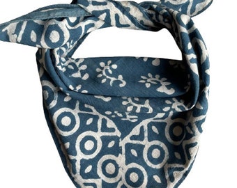 100% Cotton Bandana Face Cover Neckerchief Head-wrap  Vintage Napkin,Face Neck Wrap,Size 21x21