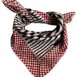 100% Cotton Bandana Face Cover Neckerchief Head-wrap  Vintage Napkin,Face Neck Wrap,Size 21x21