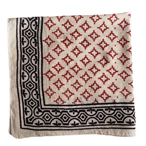 100% Baumwolle Bandanas, Boho Style Baumwolle Halstuch, Boho weiche Baumwolle Bandana, Baumwolle Halstuch, Baumwolle Quadrat Schal Geschenk Taschentuch Bild 6