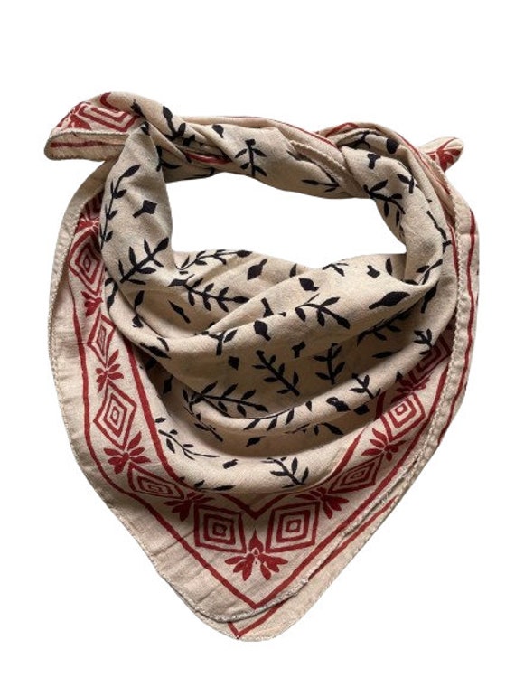 Bandana Scarf, Paisley Design Scarf, Vibrant Color, High