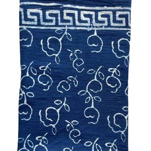 Indigo Sarong, beach wrap, boho sarong, sarong for women, Indian sarong, pareo, large sarong