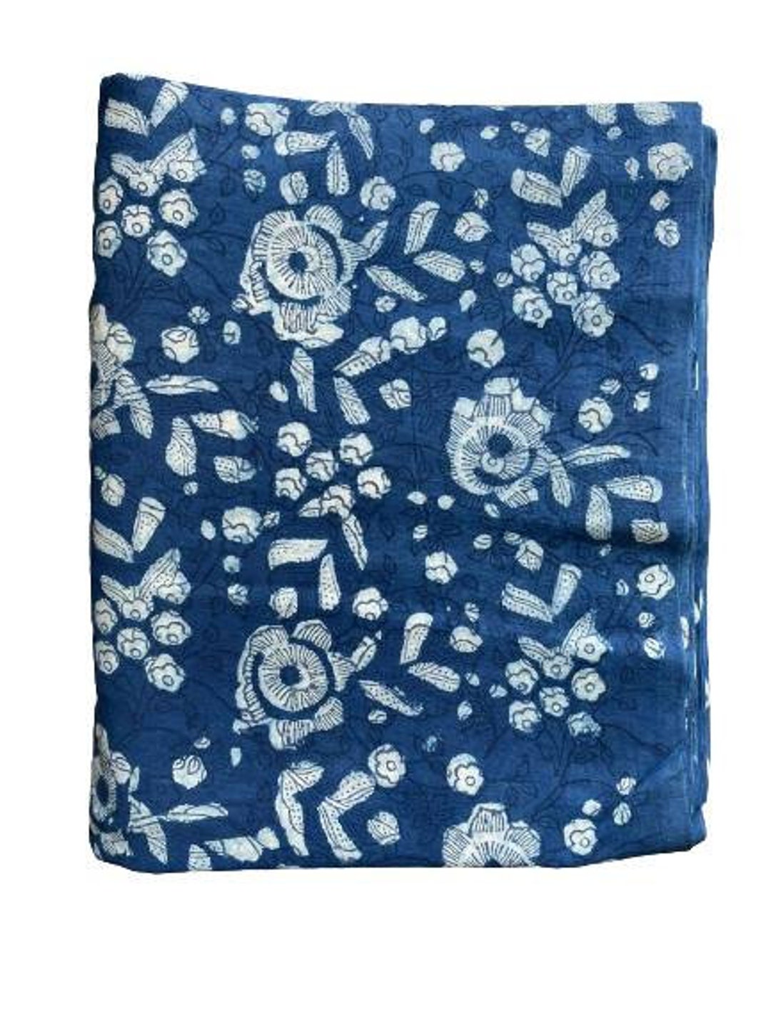 Block Print Fabric by the Yard, for Dress Making, Upholstery Project, Bunting, Wall Hanging Etsy