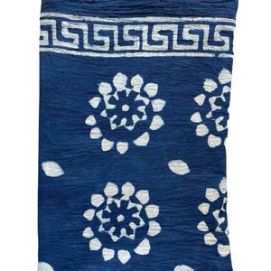 Indigo Sarong, sarong beach wrap, cotton sarong, beach sarong, pareo sarong, large sarong
