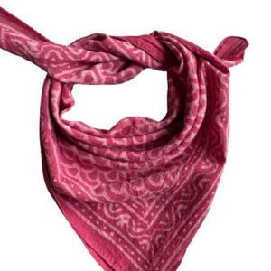 100% Cotton Bandana Face Cover Neckerchief Head-wrap  Vintage Napkin,Face Neck Wrap,Size 21x21
