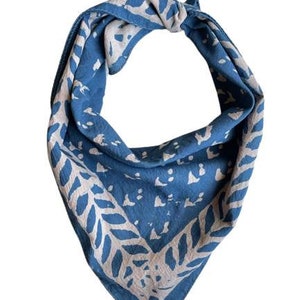 Organic Cotton Bandana Moselle, Bandana Scarf, Paisley Design Scarf, Vibrant Color, High-Quality, Winter Scarf, Unique Design