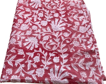 Indian Block Print Sarong, Sarong Beach Wrap, Cotton Sarong,Pareo, Block Print Scarf, Summer Beach Pareo ,Size 44x72 Inc