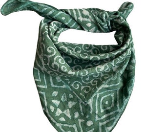 Bandana Mosel aus Bio-Baumwolle, Bandana Schal, Paisley Design Schal, lebendige Farbe, hohe Qualität, Winterschal, einzigartiges Design