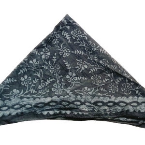 Bandanas aus 100% Baumwolle, Boho Style Baumwolle Halstuch, Boho Soft Cotton Bandana, Baumwoll-Halstuch, quadratischer Baumwoll-Schal Geschenk Taschentuch Bild 2