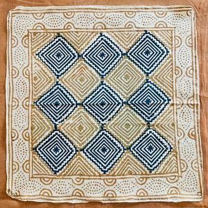 Pañuelo de algodón, pañuelo cuadrado de algodón, pañuelo para hombre y mujer, pañuelo de algodón marrón, pañuelo cuadrado de algodón