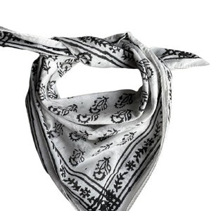 100% Cotton Bandana Face Cover Neckerchief Head-wrap  Vintage Napkin,Face Neck Wrap,Size 21x21