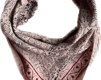 Bandana Scarf, Paisley Design Scarf, Vibrant Color, High-Quality, Winter Scarf, Unique Design