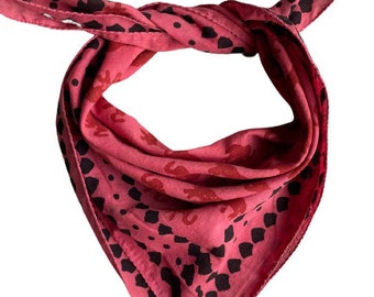 100% Coton Bandana Face Cover Foulard Head-wrap vintage Serviette, Face Neck Wrap, Taille 21x21