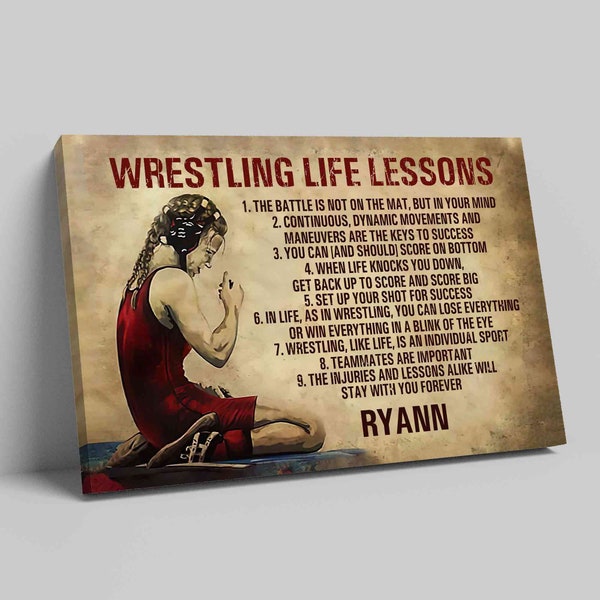 Wrestling Life Lesson Etsy