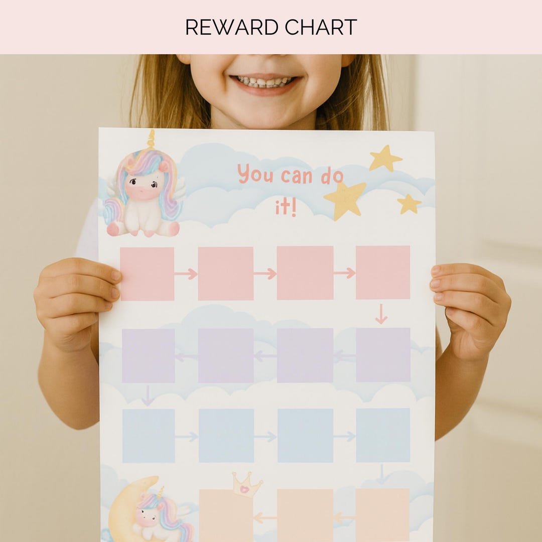 Printable Reward Chart Bundle for Kids – 10 Fun Behavior & Chore ...