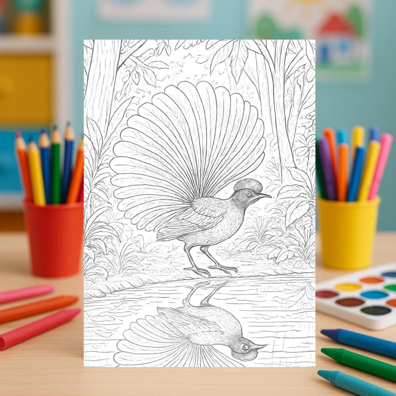 40 Birds of Paradise Coloring Pages for Adults & Kids | Tropical Bird ...