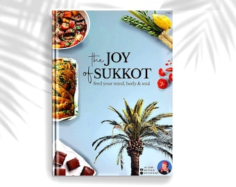 Printable Sukkot Cookbook Download Spiritual Preparation, Recipes, Lulav etrog blessings, Ebook, gift, Jewish, feast of tabernacles, Digital