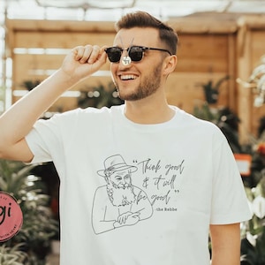 Rebbe Shirt, Jewish Quote, Chabad, Art, Tote bag, cotton tshirt, tee, hasid, graphic shirt, Aesthetic, Gift for her, the rebbe, Art, Jewish