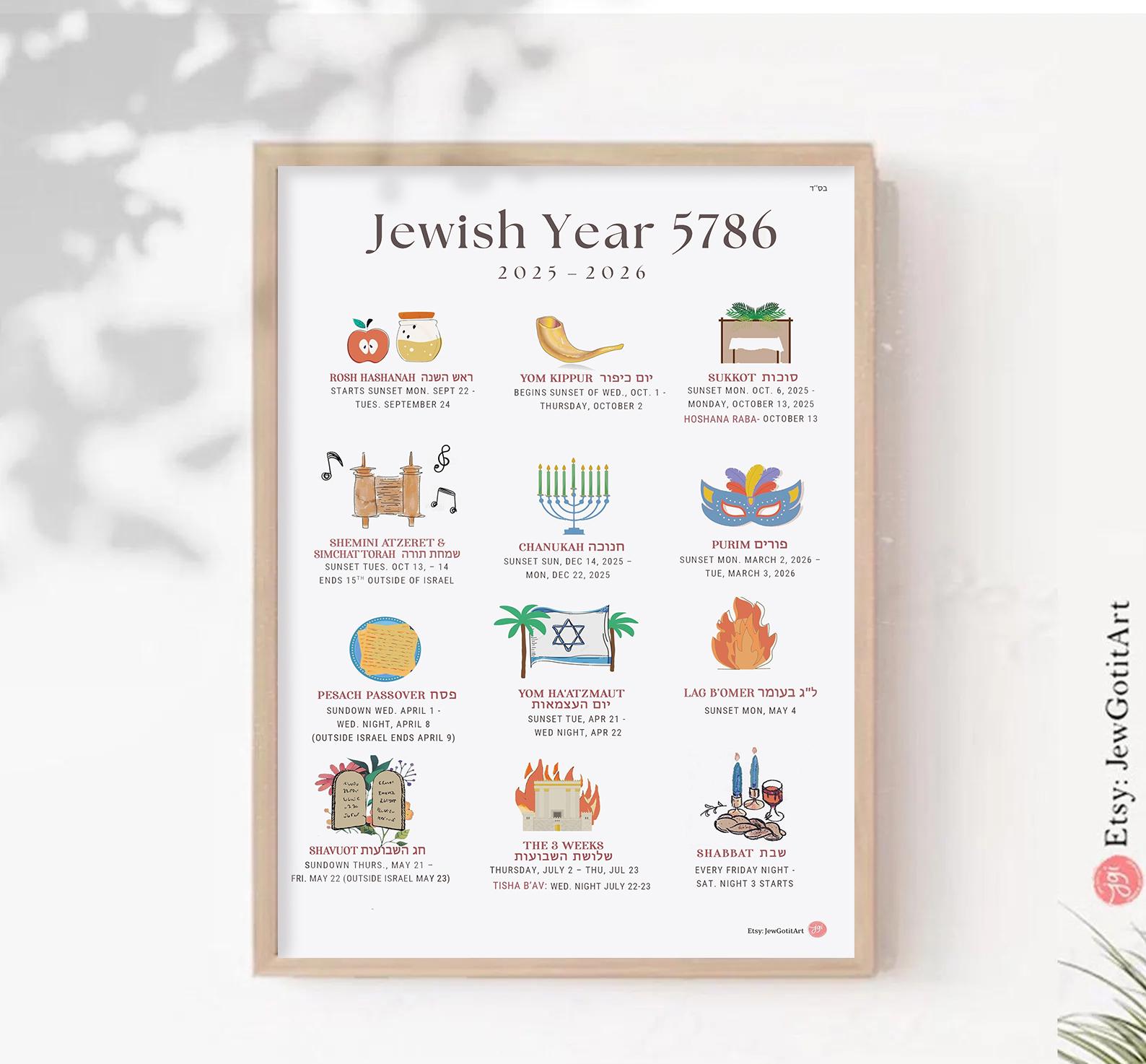 Messianic jewish calendar 5786