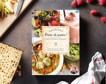 Libro de cocina de Pésaj (tapa dura) / Recetas kosher para Pésaj / Bendiciones para festividades judías / Don espiritual / Chistes culinarios / Recetas kosher para Pésaj