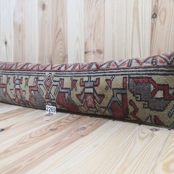 8x36 İnches Carpet Lumbar Pillow Anatolian Turkish Carpet Lumbar Pillow Turkish Rug Pillow Cover Anatolian Carpet Pillow Home Decor pillow
