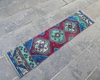16x69 inches Turkish Runner Rug vintage turkish rug Oushak Runner Rug wool Rug handmade Rug oriental rug oushak rug runner turkish carpet